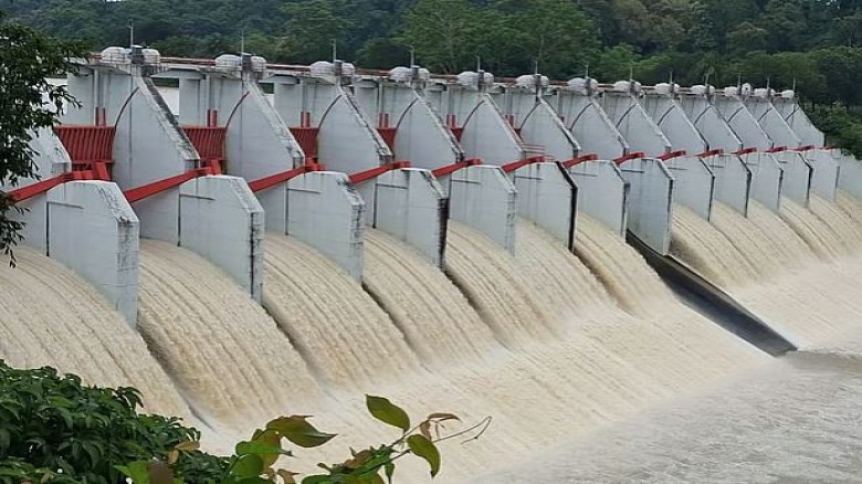 পানি বেড়ে যাওয়ায় খুলে দেওয়া হলো কাপ্তাই বাধের ১৬ গেট